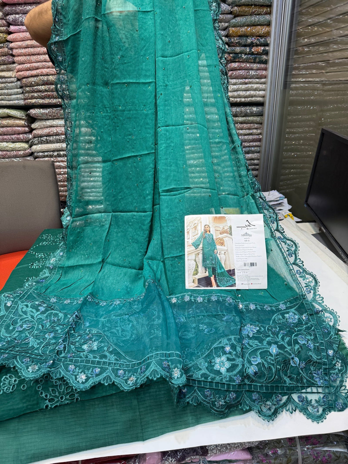 MARIA.B MB 33 LAWN EMERLAD GREEN