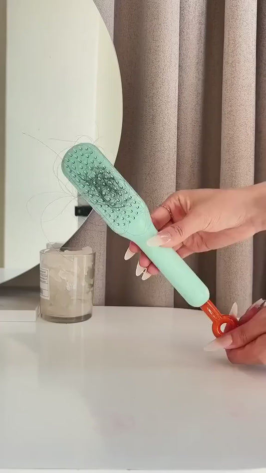 Telescopic Magic Comb | Self-Cleaning Anti-Static Hair Brush | Portable Volumizing & Fluffy Hair Styling Tool
